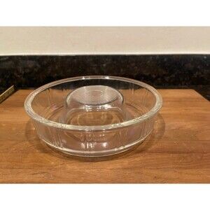 Glasbake Clear Glass Queen - Anne Bundt Pan